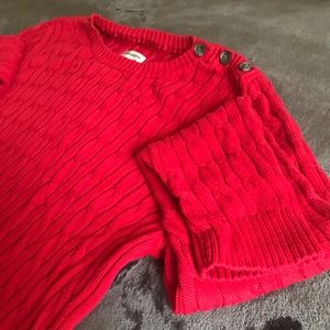 Red Knit Sweater